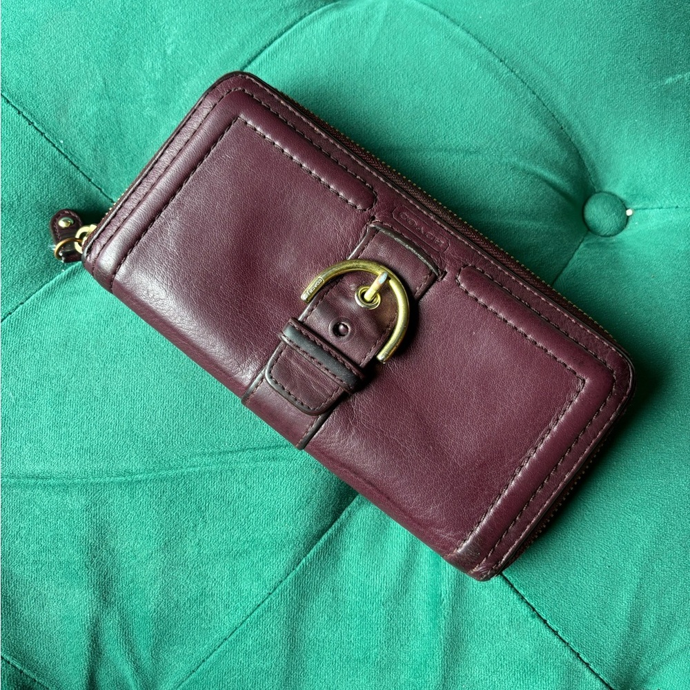 Y2K Coach Campbell Leather Wallet